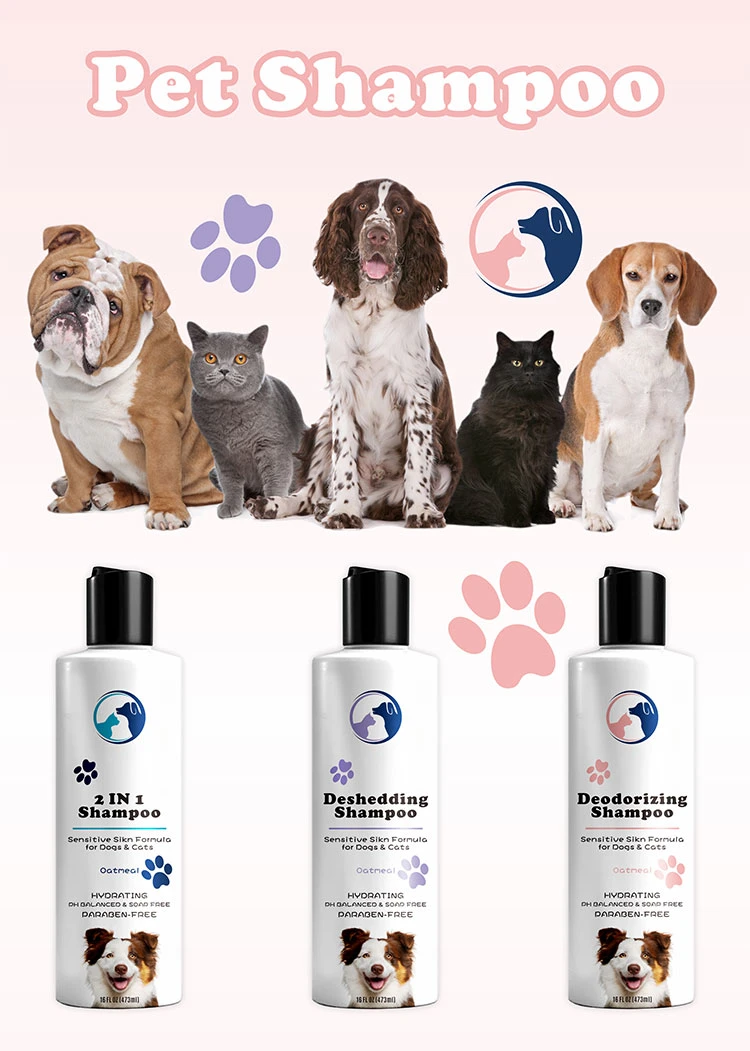 2 in 1 Pet Shampoo & Conditioner for Dog Puppy & Cat with All Natural Ingredients