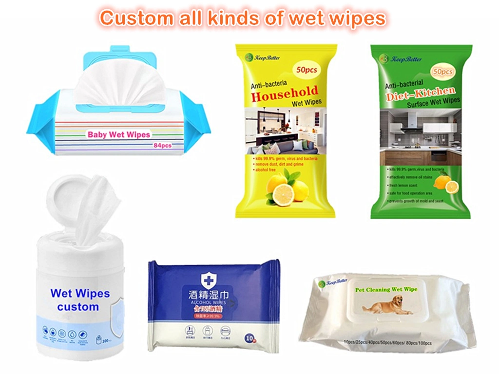 High Quality Pet Wet Wipes for Pet Daily Cleaning