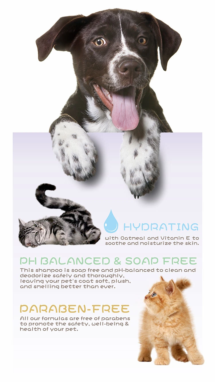 2 in 1 Pet Shampoo & Conditioner for Dog Puppy & Cat with All Natural Ingredients