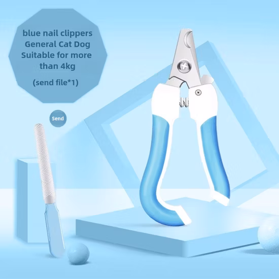 Cortaúñas para mascotas, cortauñas para perros, suministros de limpieza para mascotas de acero inoxidable